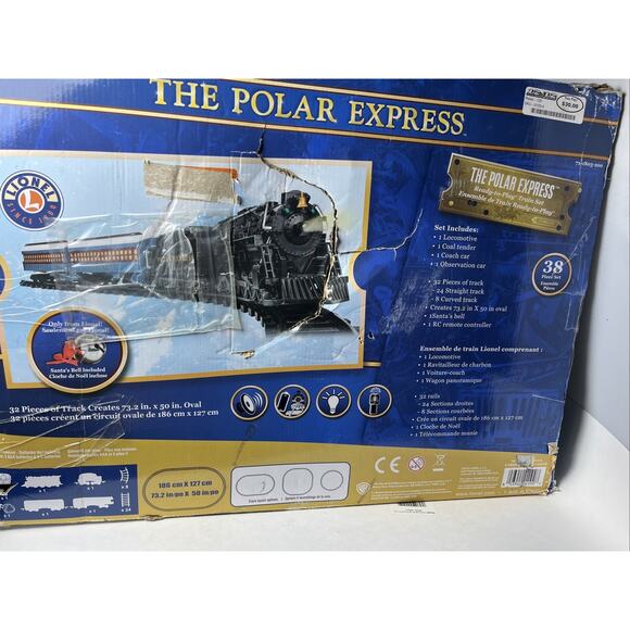 LIONEL The Polar Expres Ready-To-Play Train Set 7-11803 open box - Picture 10 of 12